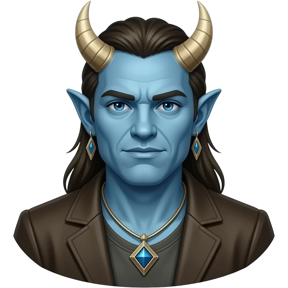 Drow dragonborn dnd look Portrait emoji