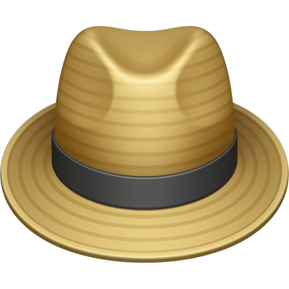 Peaked hat emoji