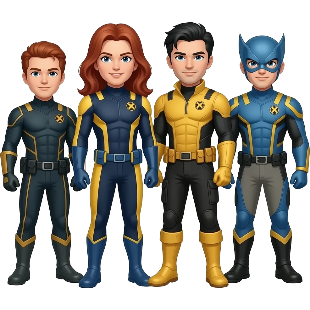 x men marvel emoji