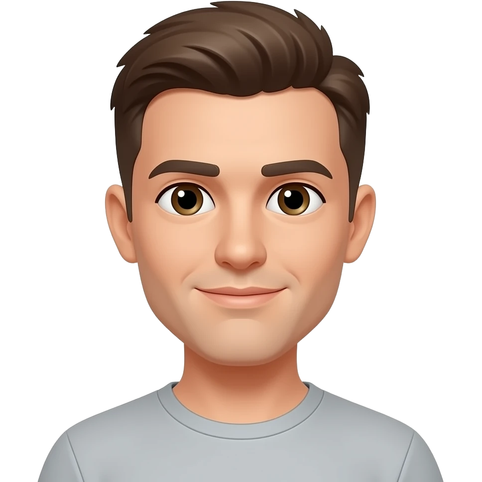 a bit smaller face emoji