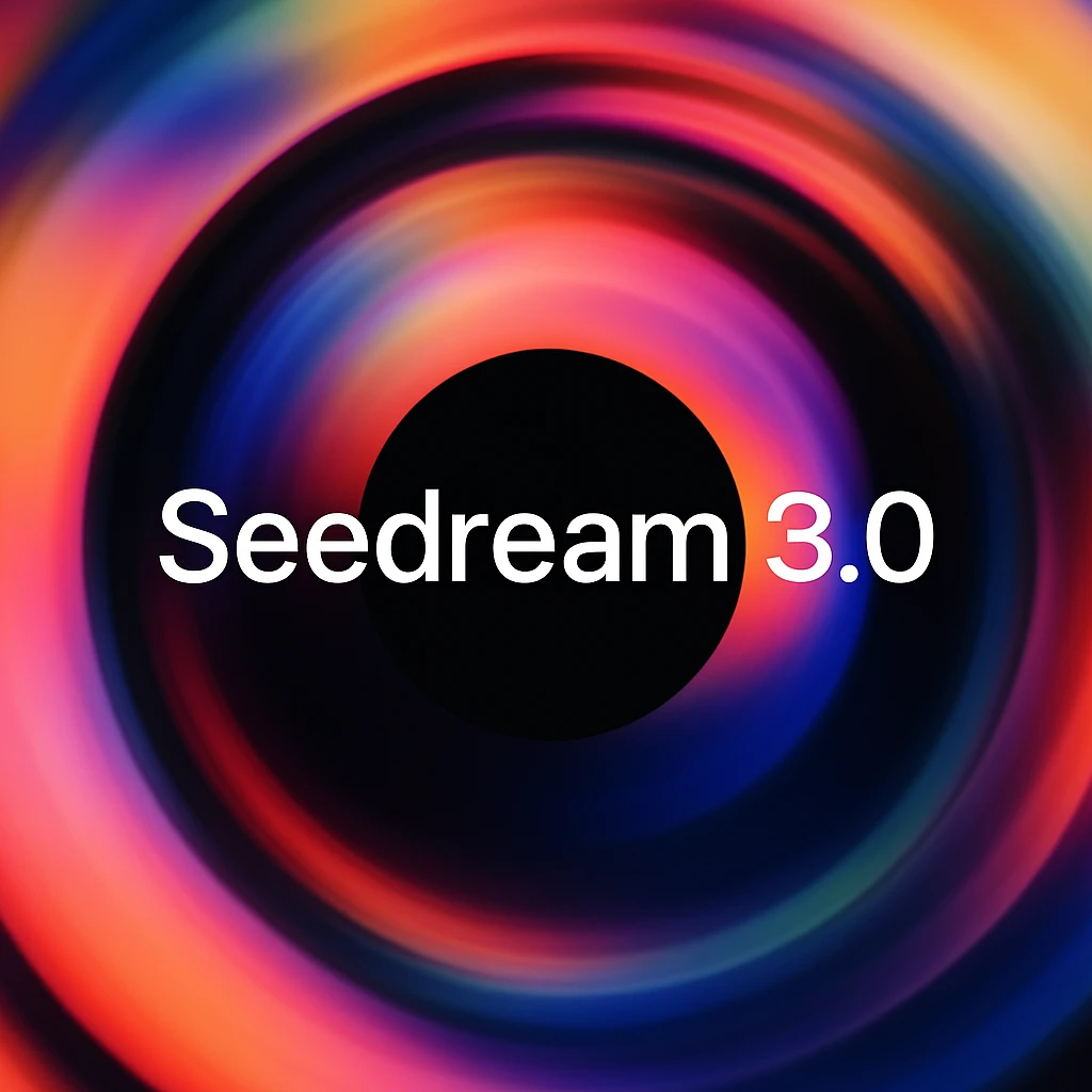 remake this and make "Seedream V3" bit bigger emoji