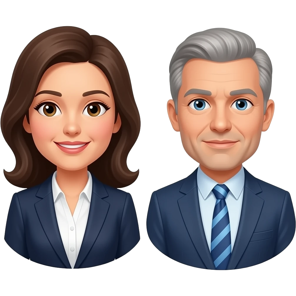 deskripsikan emoji bendahara, bisa buatkan versi gabungan cewek atau cowok emoji