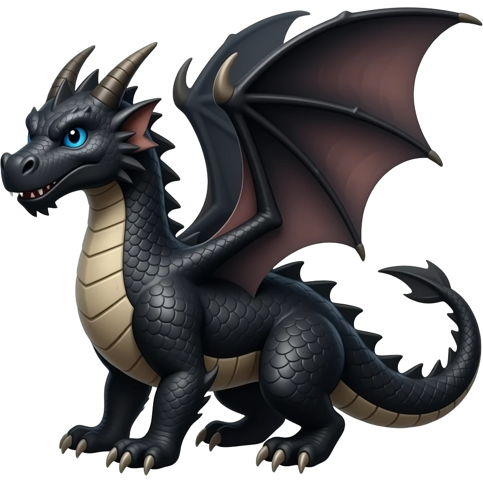 Black dragon emoji emoji