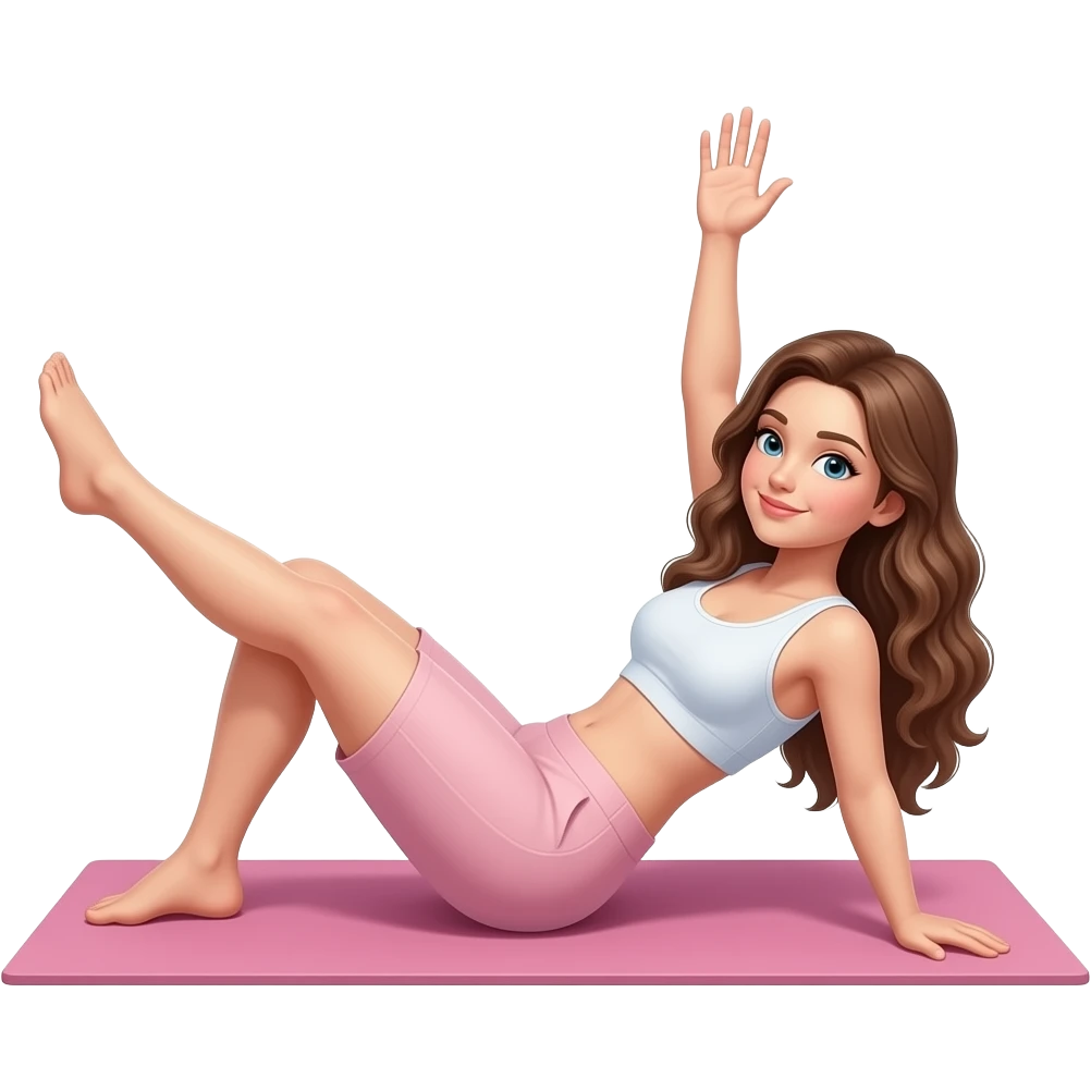 Pink Pilates naked 🧍‍♀️🏃‍♀️‍➡️ emoji