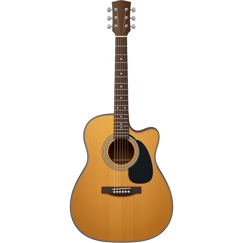 acoustic guitar emoji