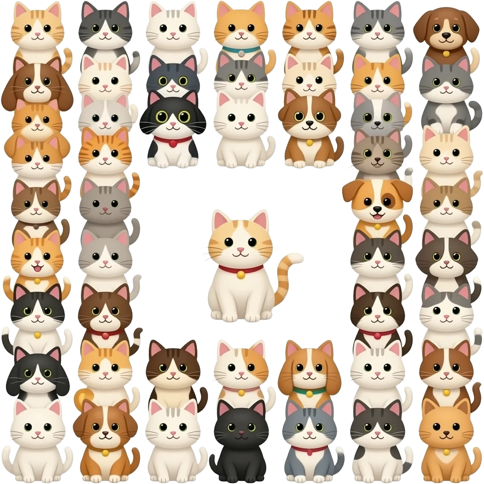 100000 little cat 1000000 little dog hook up emoji
