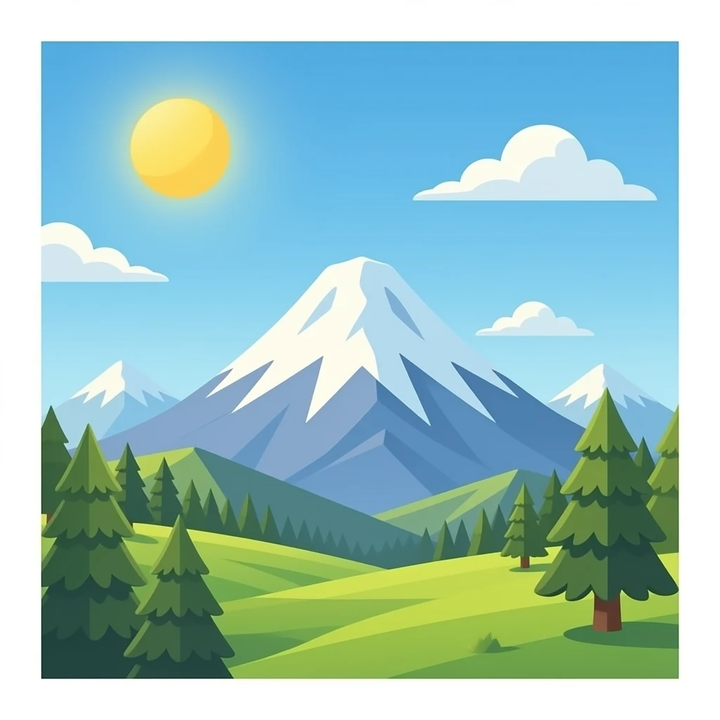 Snow-Capped Mountain emoji