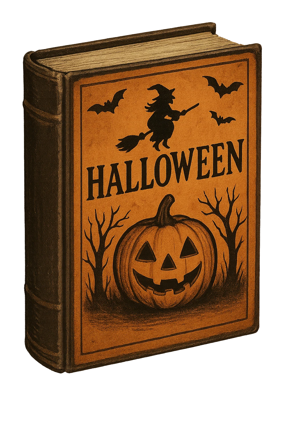 Halloween book, remove background emoji
