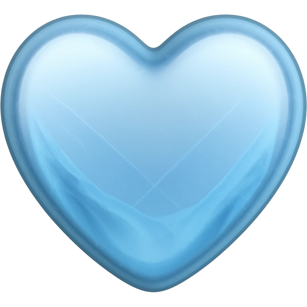 Corazón congelado emoji