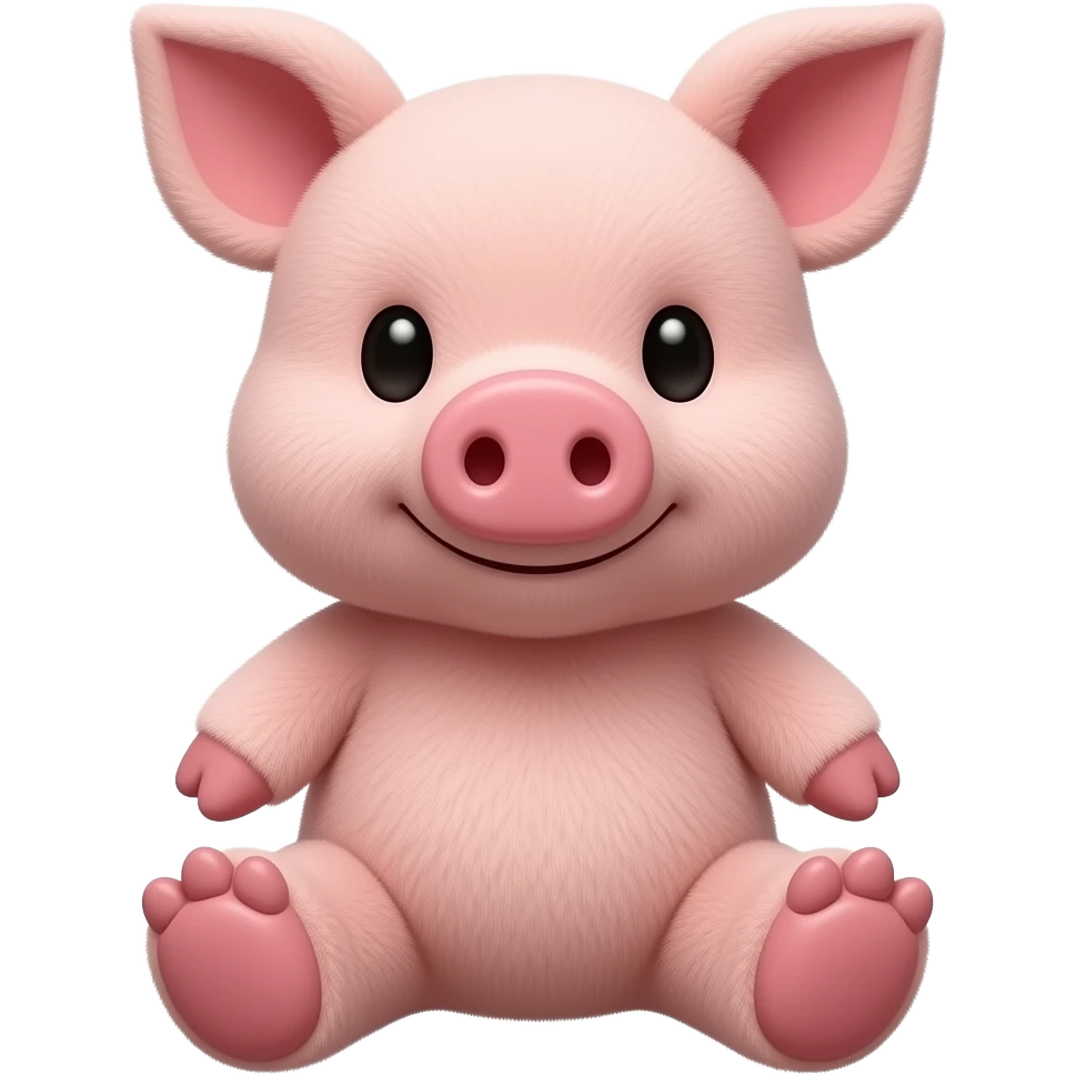 pig stuffed animal emoji