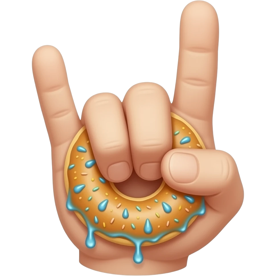 🤟🏼🍩💦 emoji