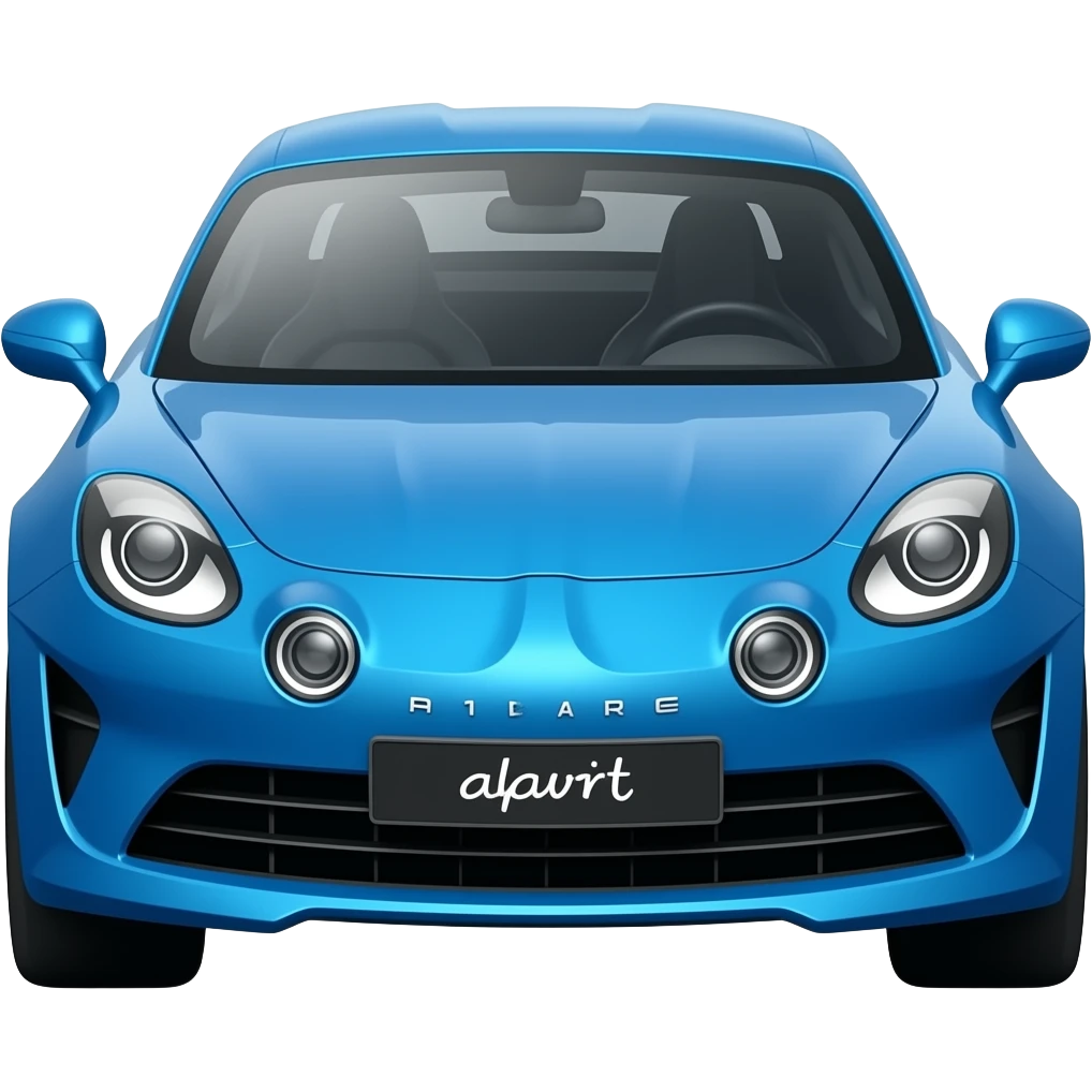 Alpine a110 2018 blue emoji