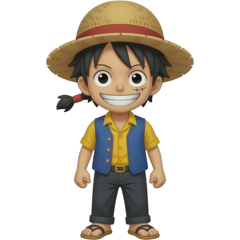 Straw hat luffy emoji
