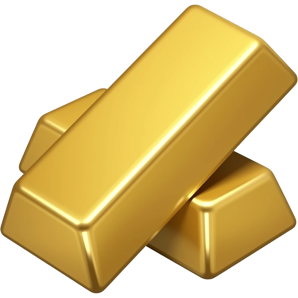 Gold bar emoji