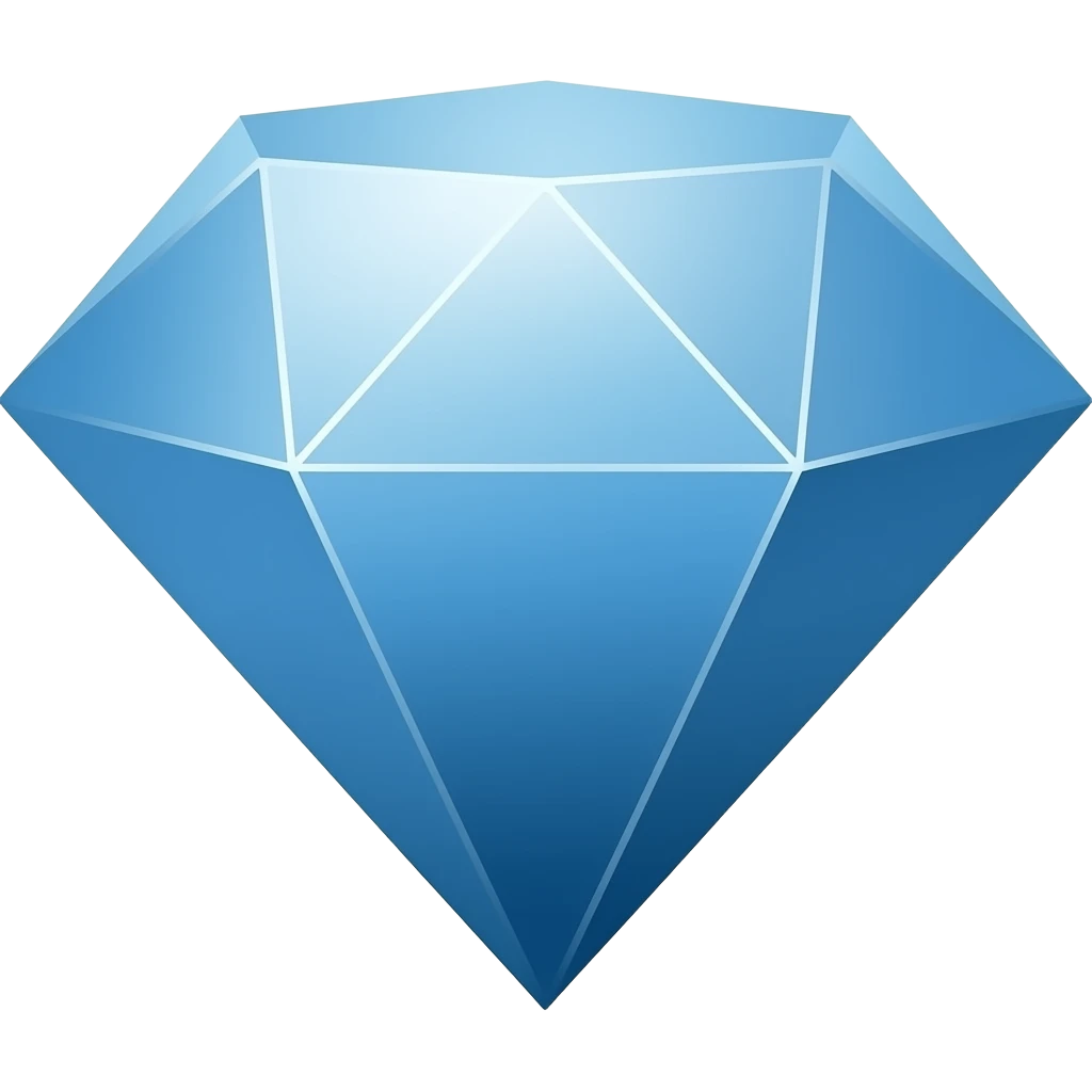 Blue daimond emojis emoji