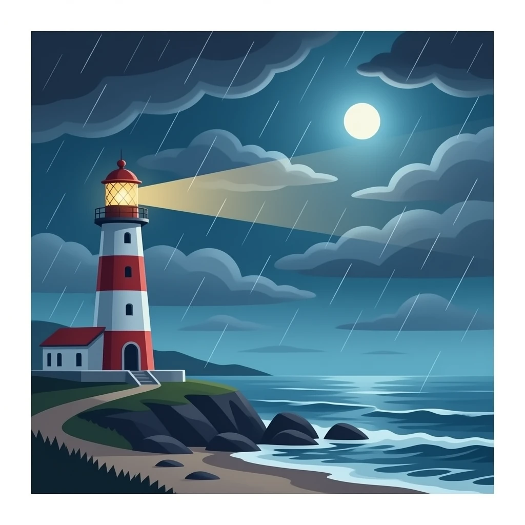 Lighthouse emoji. Emoji style emoji