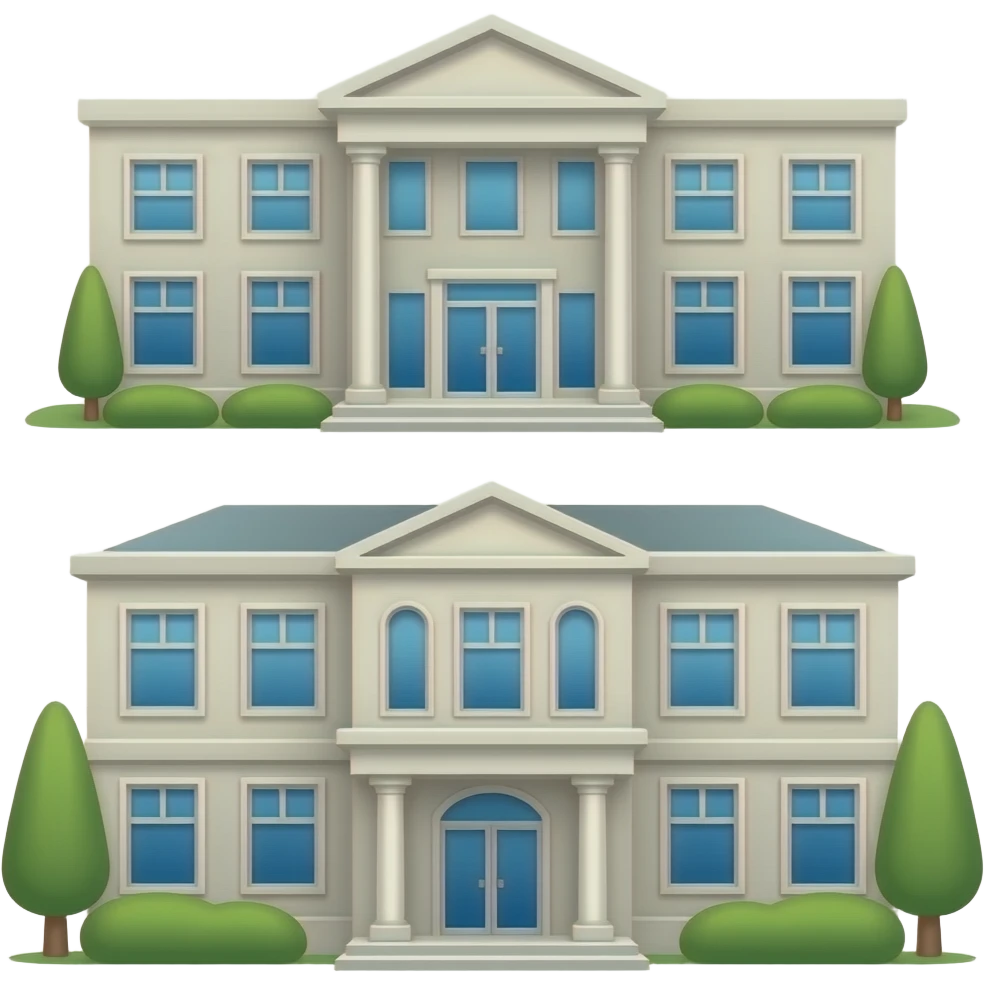 Build me a library and a dental school emoji