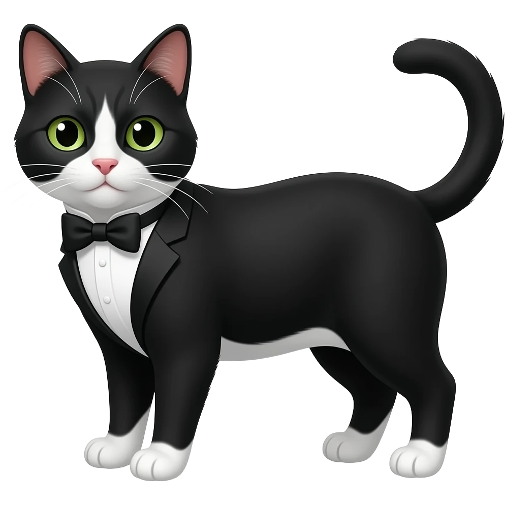 Tuxedo Cat emoji