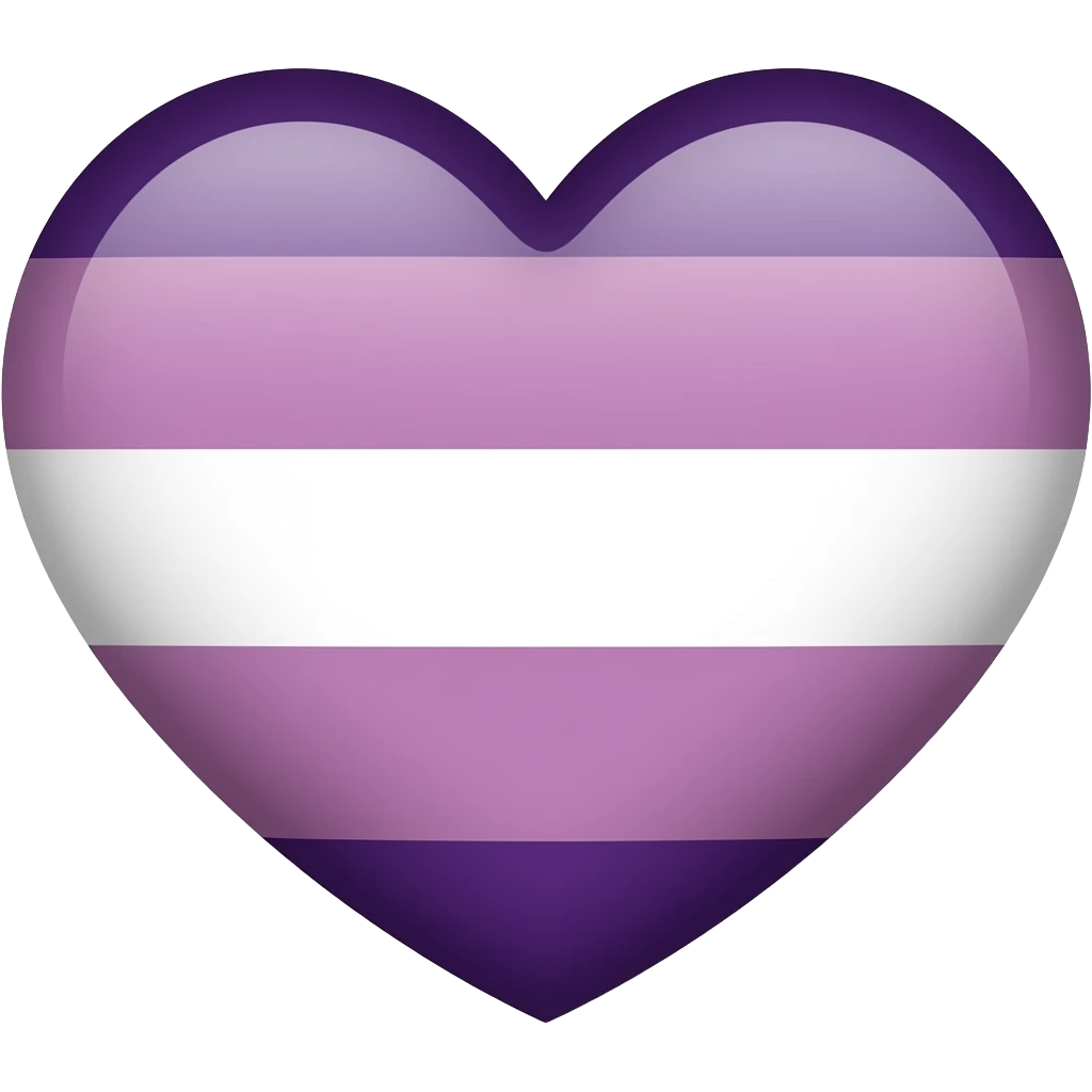 Non Binary flag heart emoji