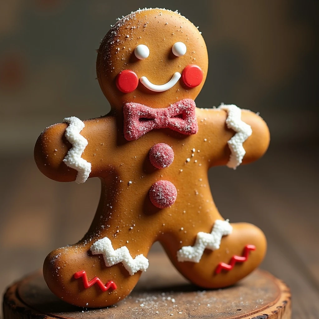 gingerbread man emoji