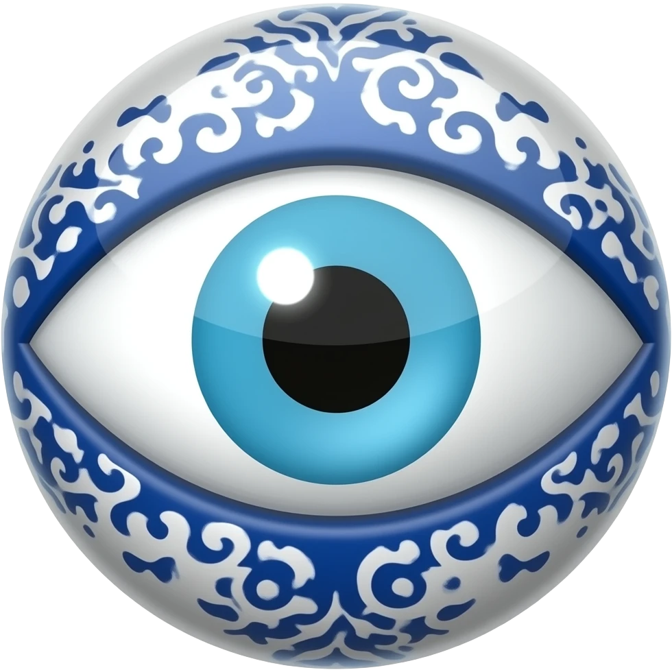 evil eye off small and unique emoji
