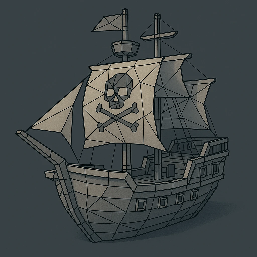 pirate ship emoji