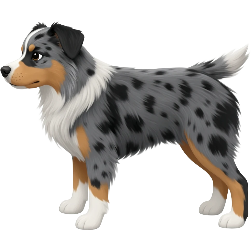 Australian Shepherd/Blue Heeler mix emoji
