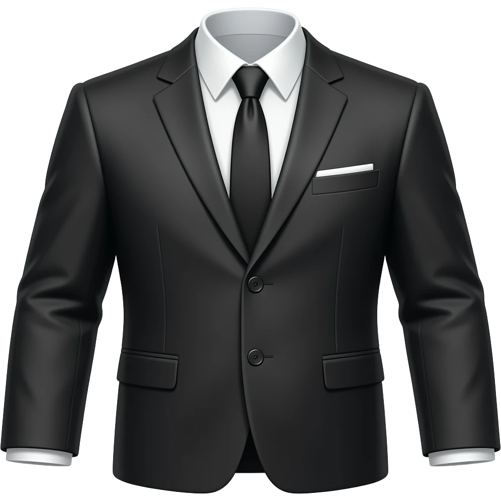 Black suit emoji