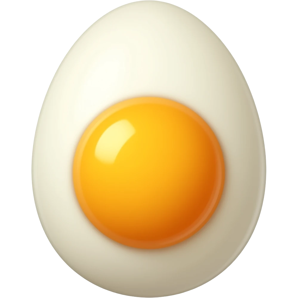 삶은 계란 emoji
