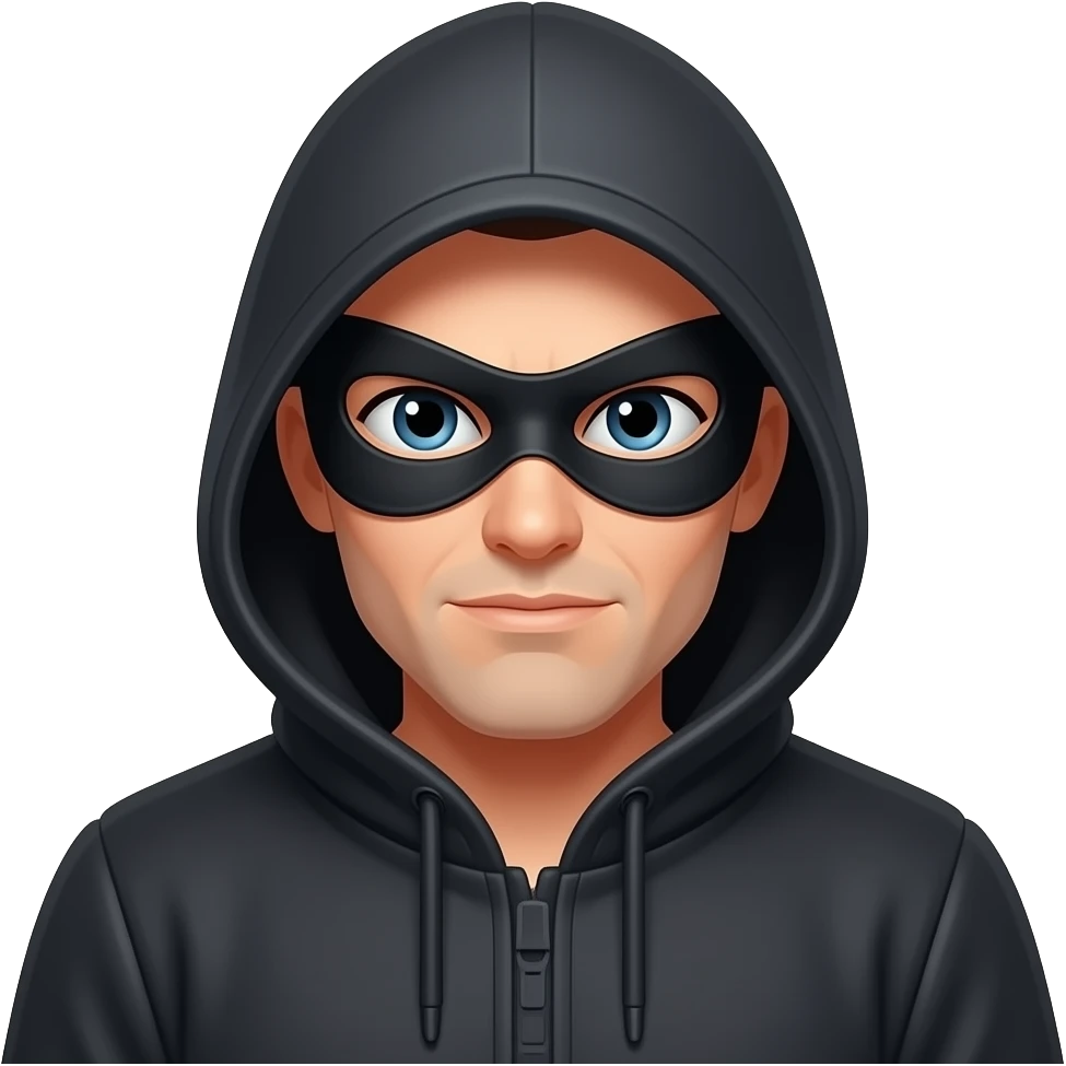 Haz un emoji de ladrón pero pero emoji