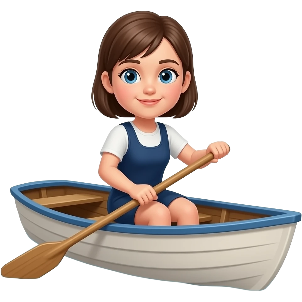 Copy pastable emoji for crew not cartoony and a girl /rowing emoji