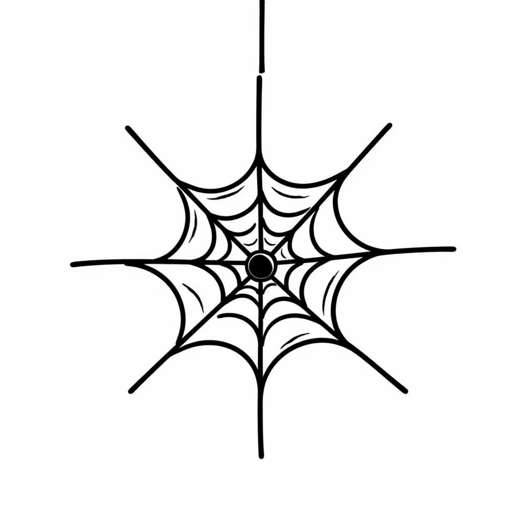 A spider web emoji