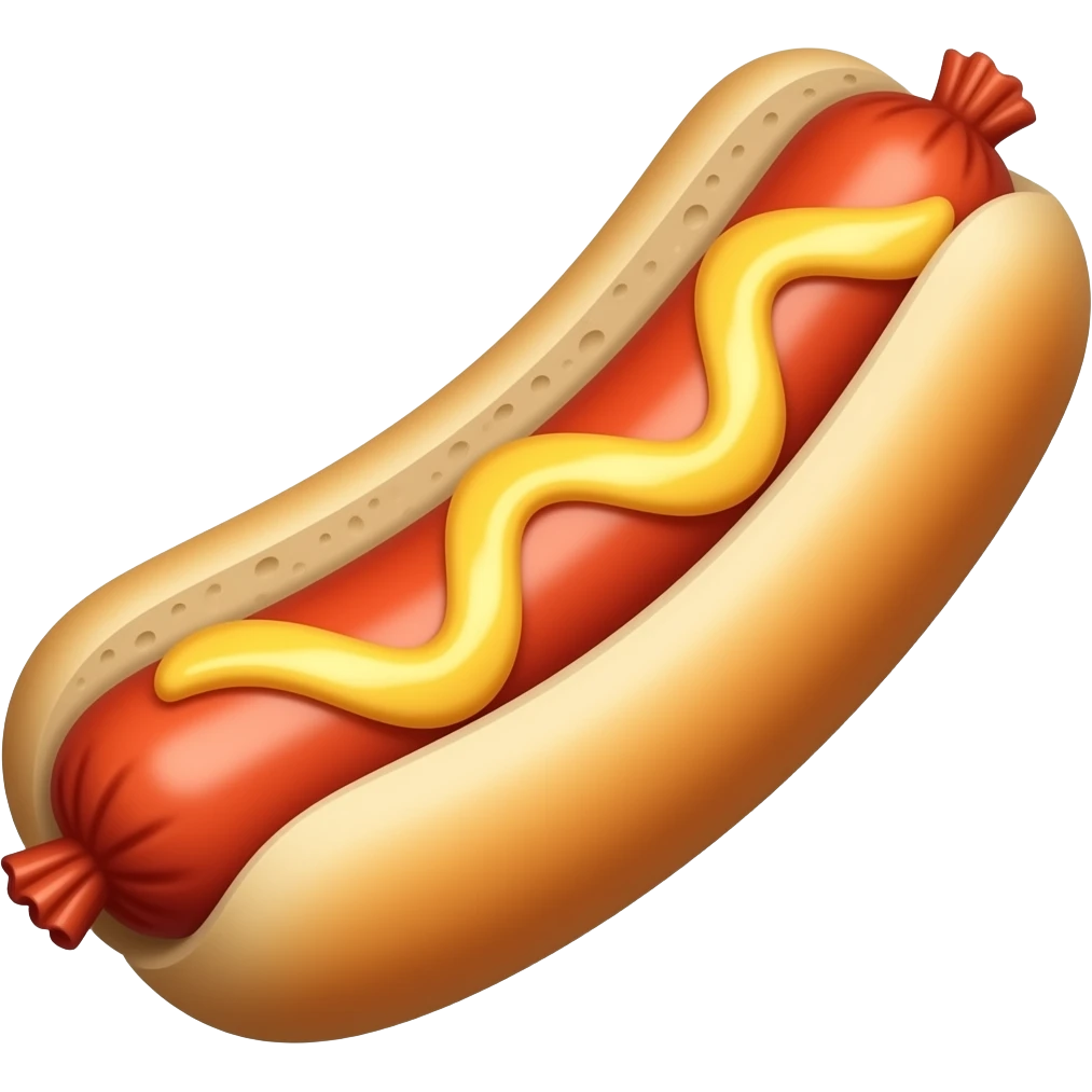 Sausage with Cheese inside emoji