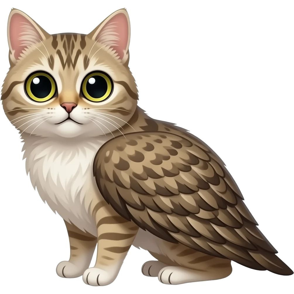 Cat owl emoji