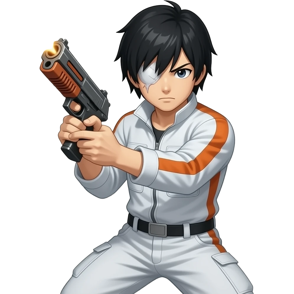 disegna il protagonista del manga kaiju no 8 emoji