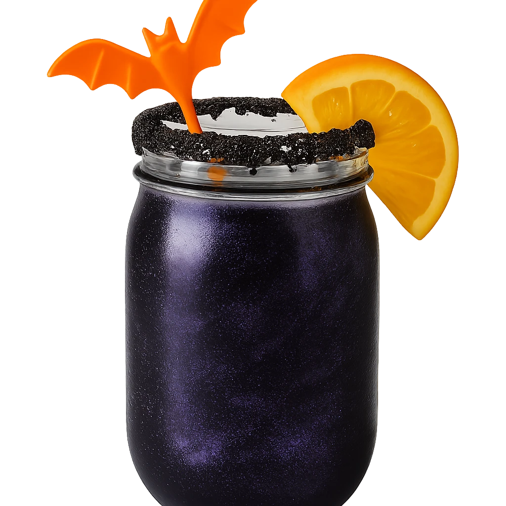 halloween drink, sparkly and trendy, remove background emoji