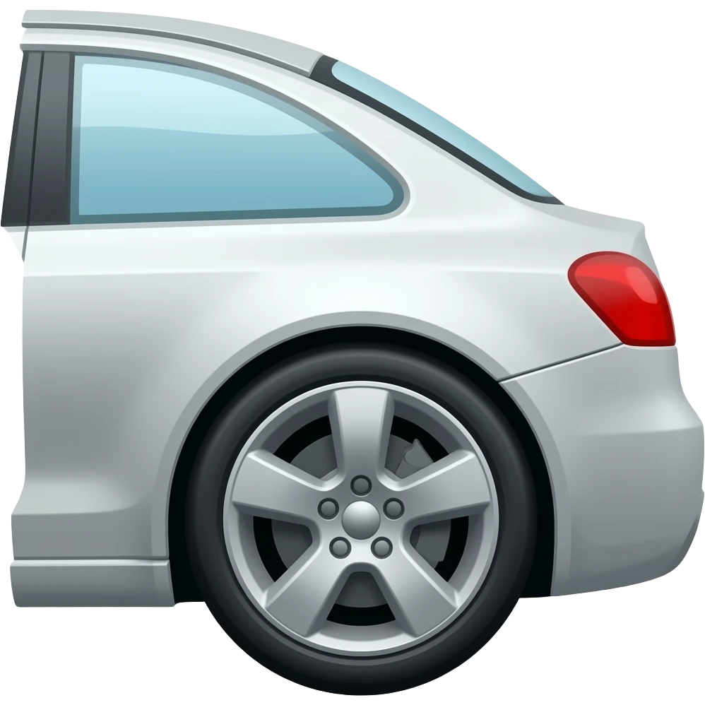 car, side view emoji
