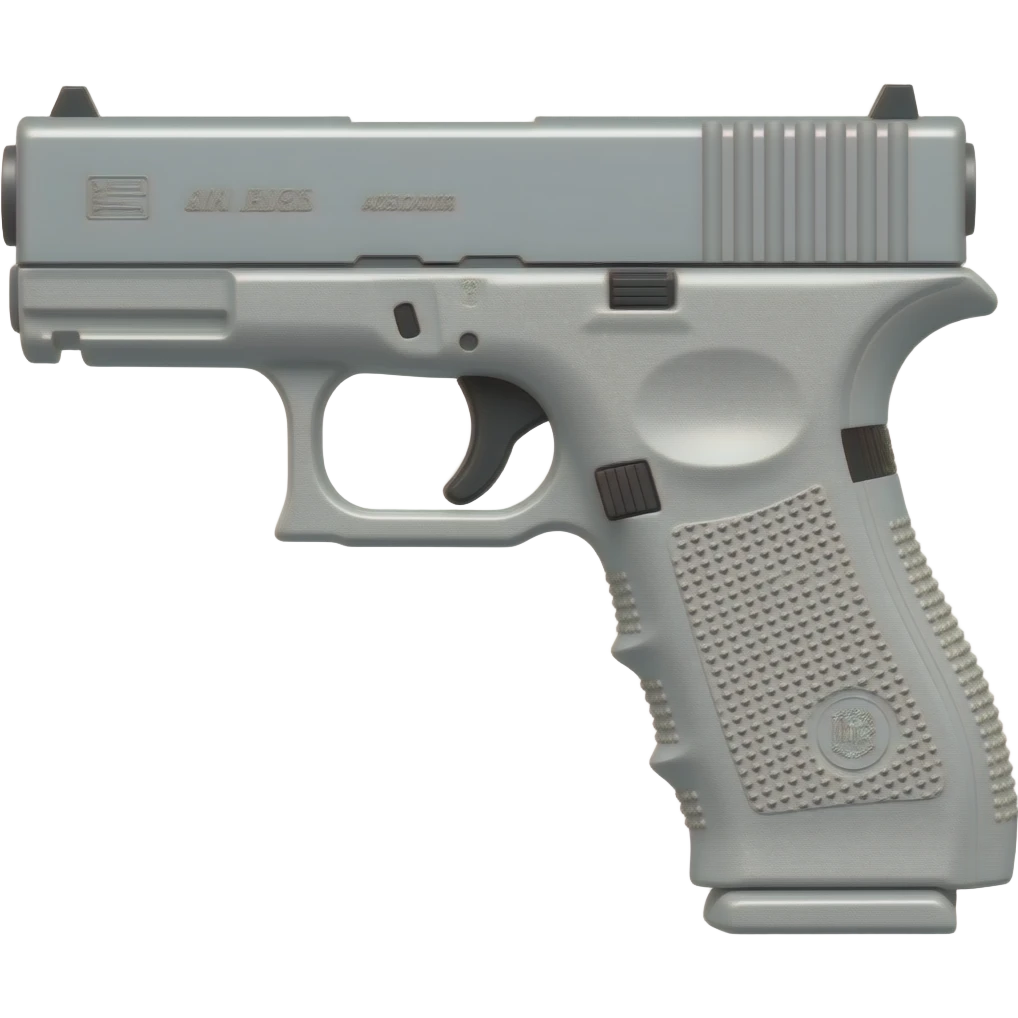Glock 17 white emoji