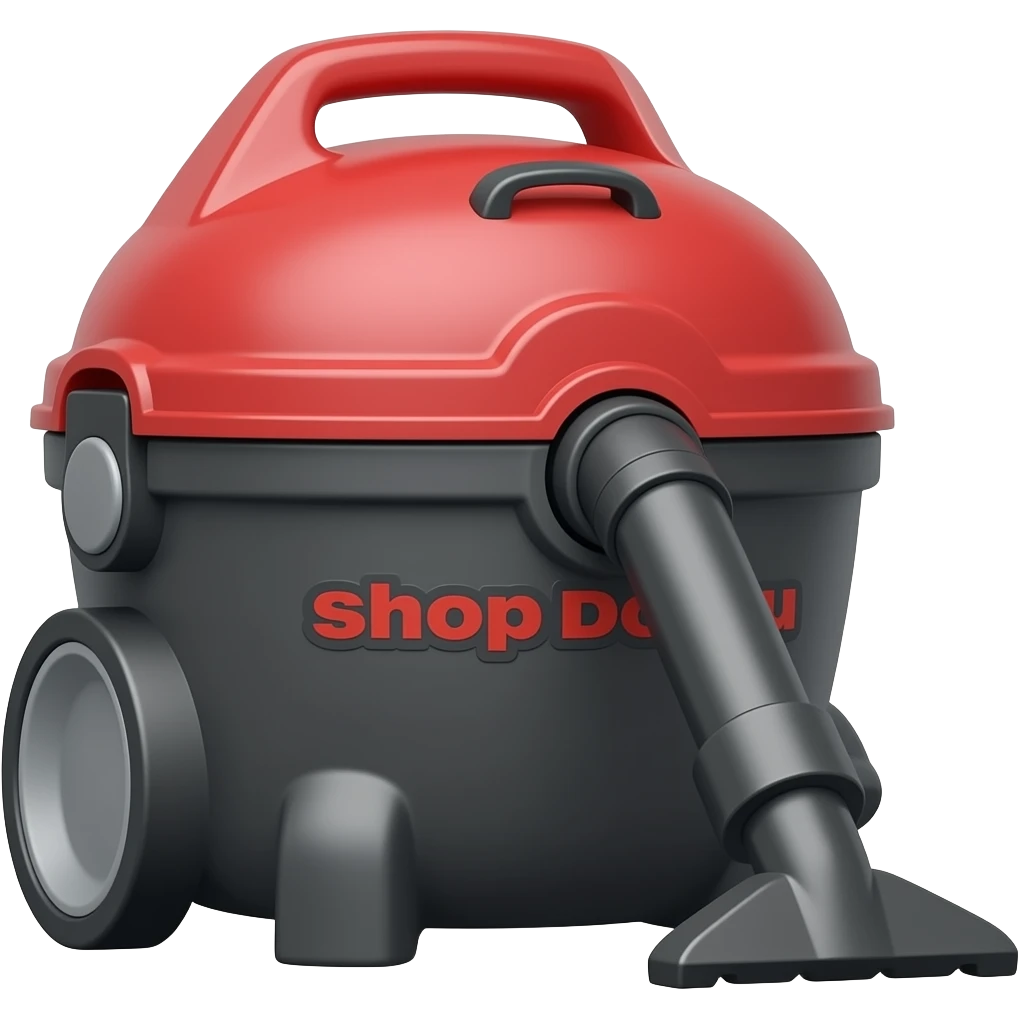 black and red shop vac 4 gallon emoji