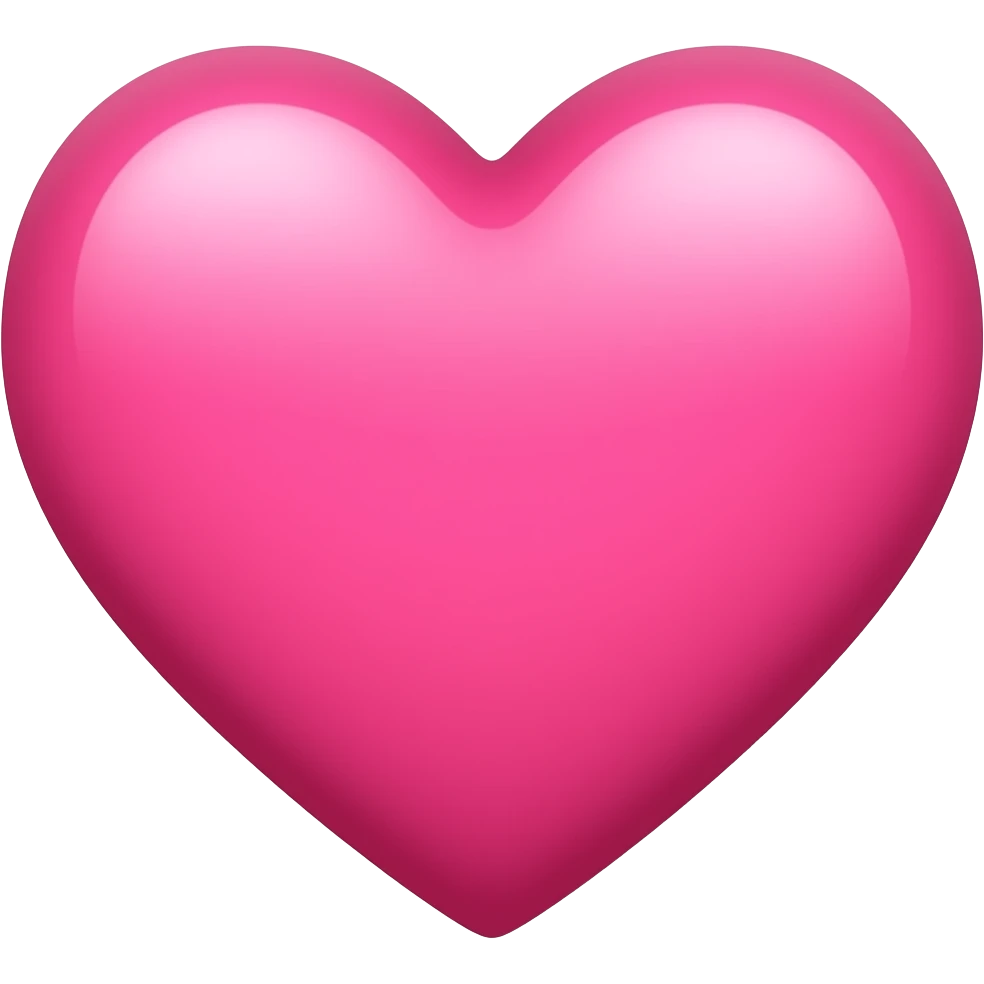 Pink heart emoji