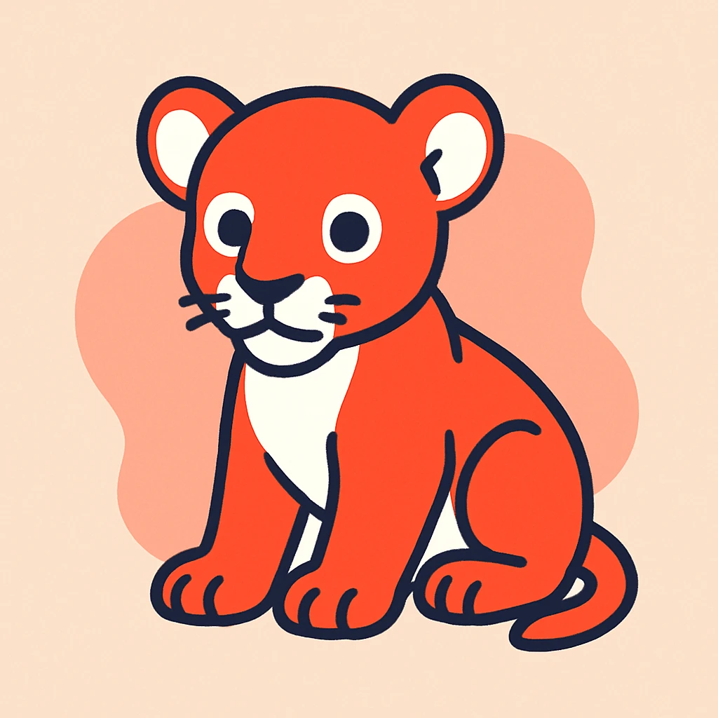 Lion cub emoji