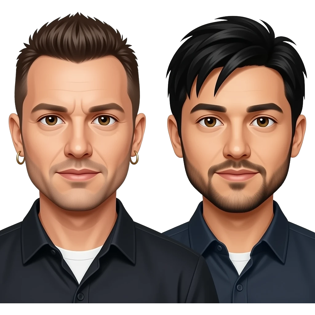Chester Bennington and Mike Shinoda emoji