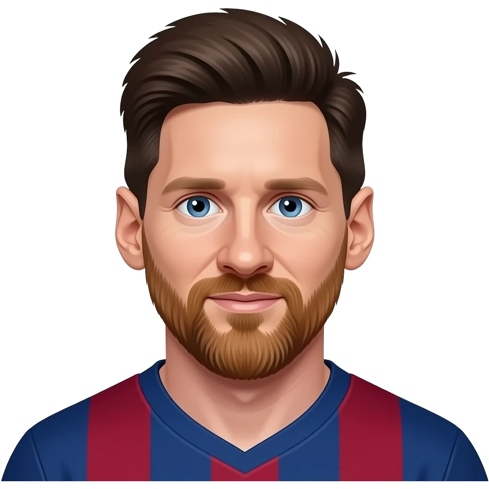 Messi cara emoji