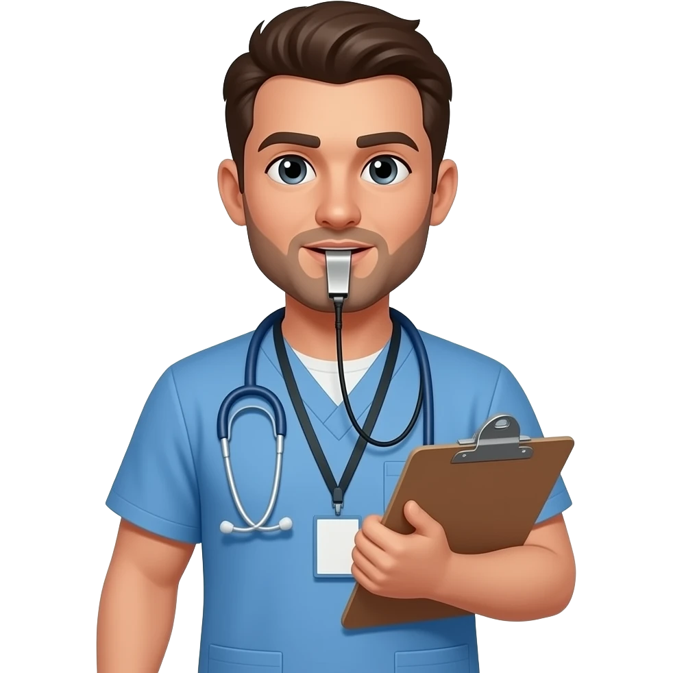 Athletic trainer emoji