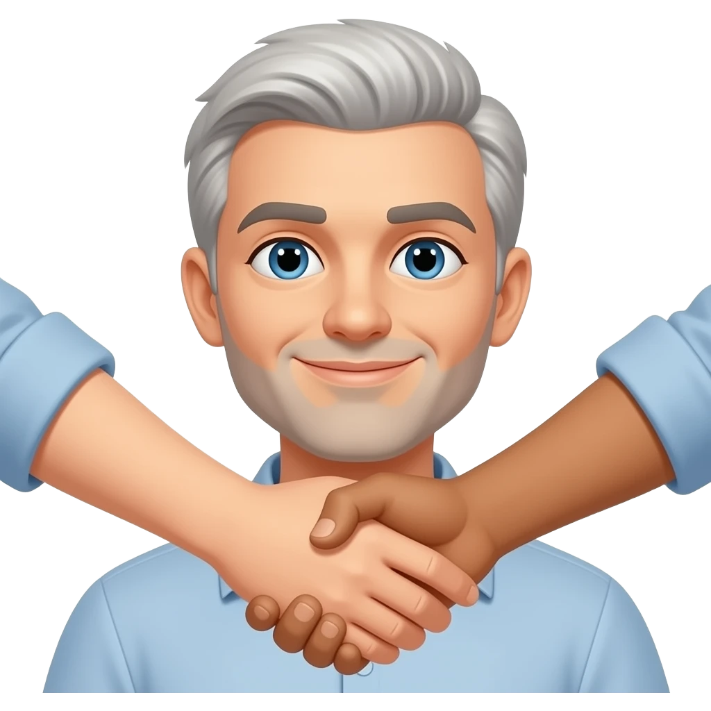 American hold hands emoji