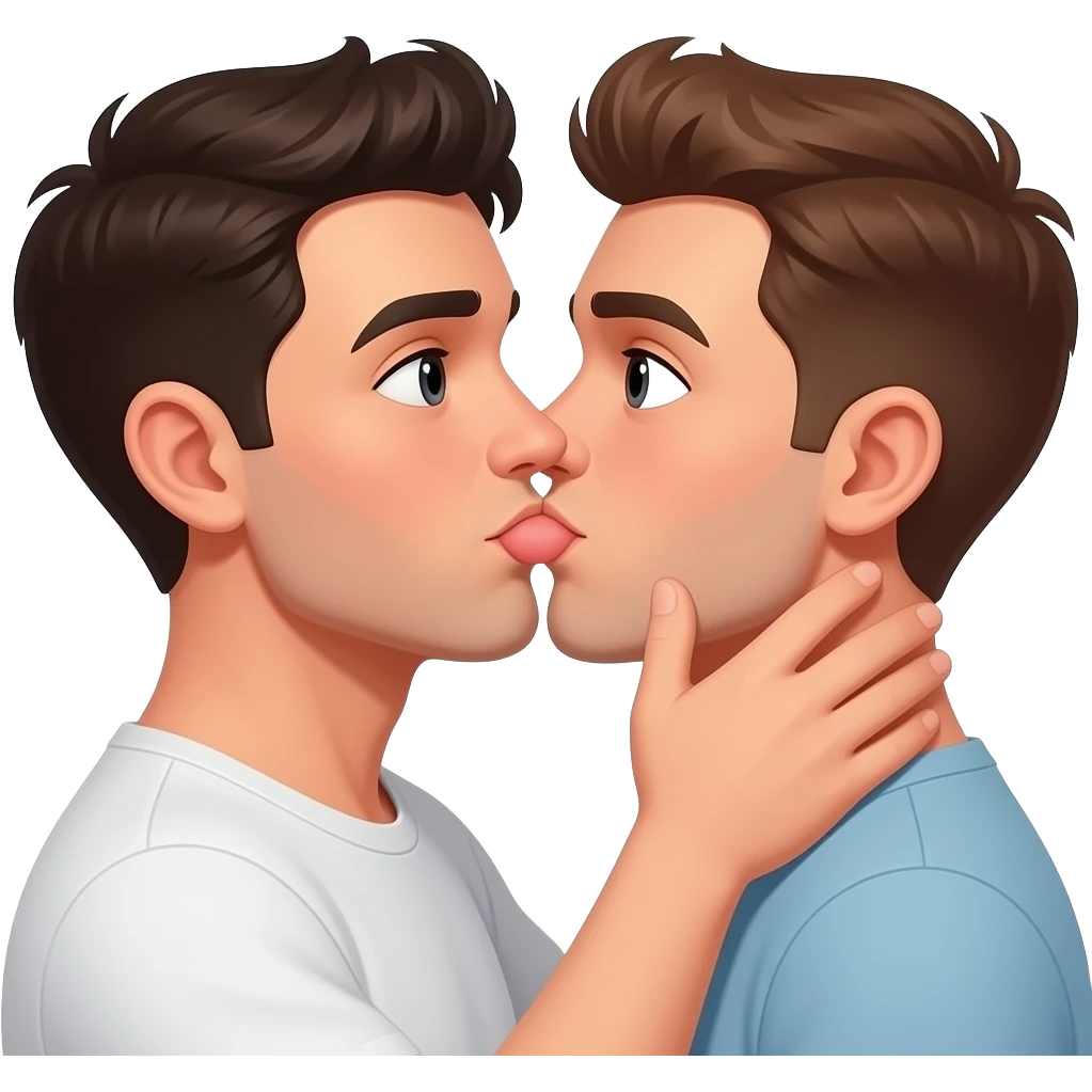 gay men having sex emoji