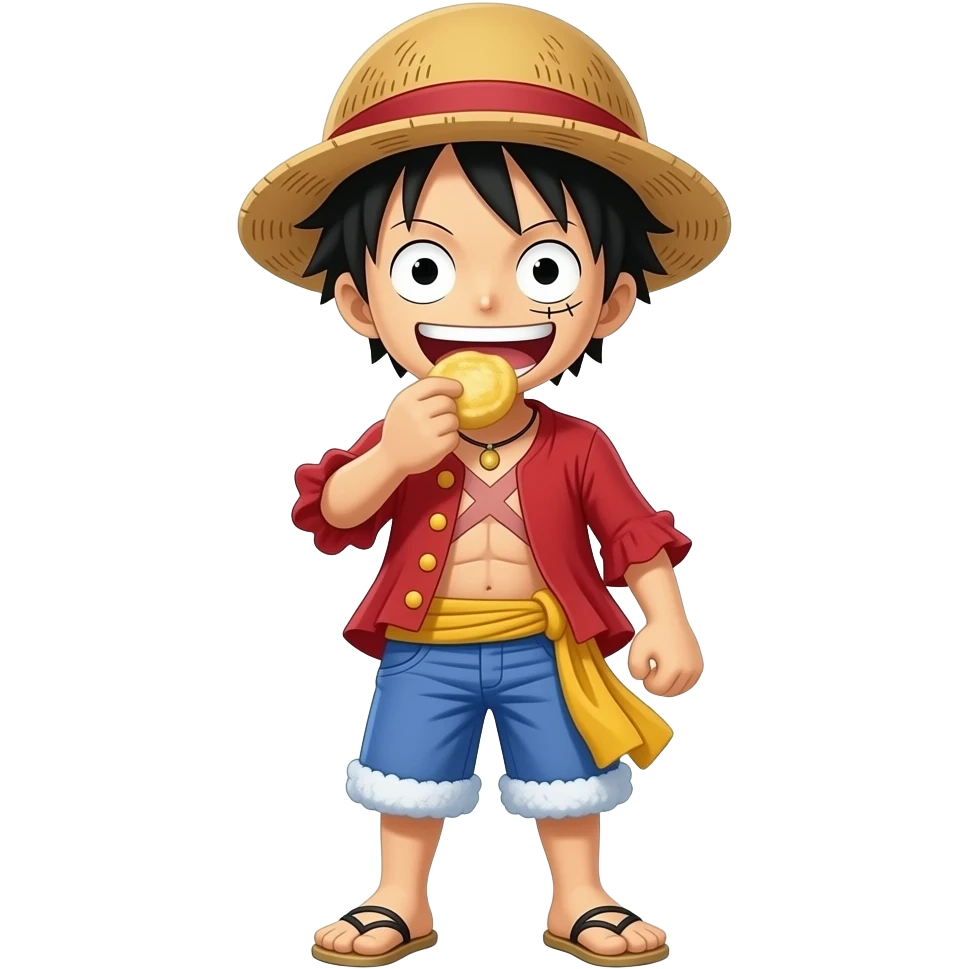 luffy eating emoji