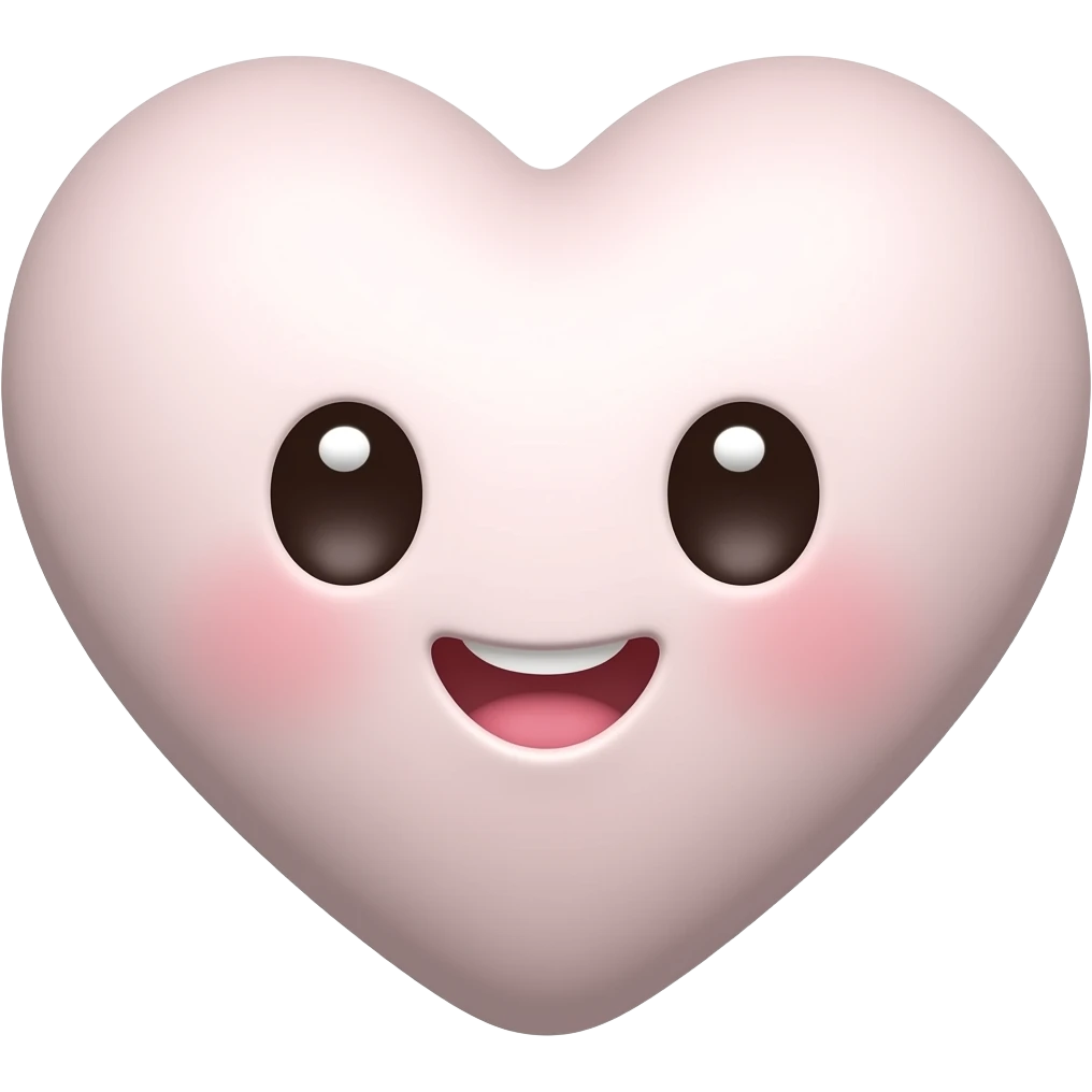 Cute light heart emoji