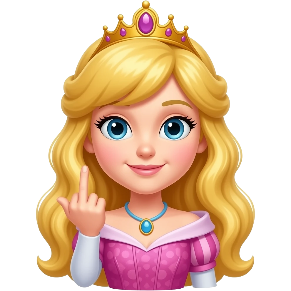 🖕🏻👸🏻 emoji