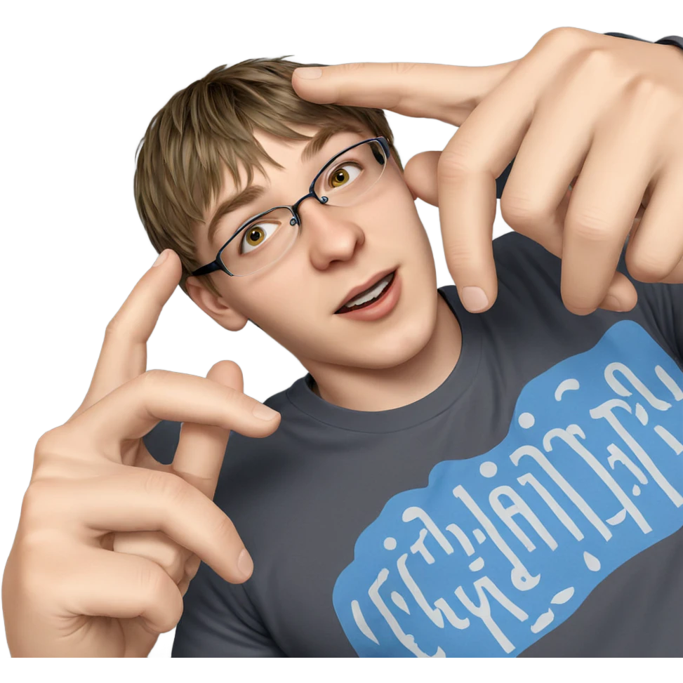 realistic portrait of a boy emoji